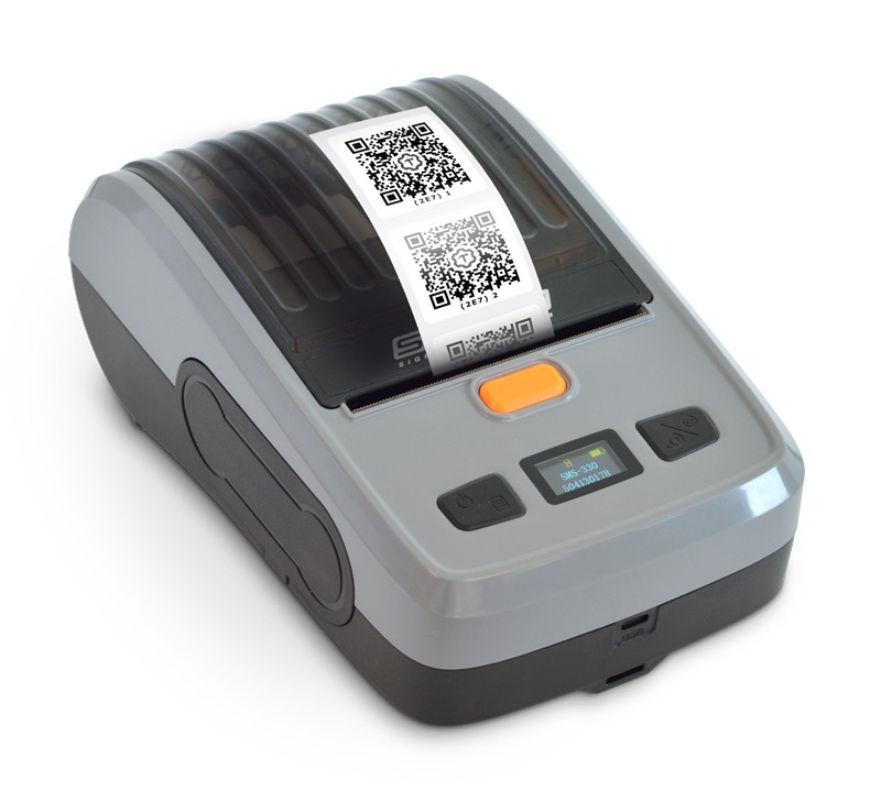 SMS 330 QR code label tooltagger